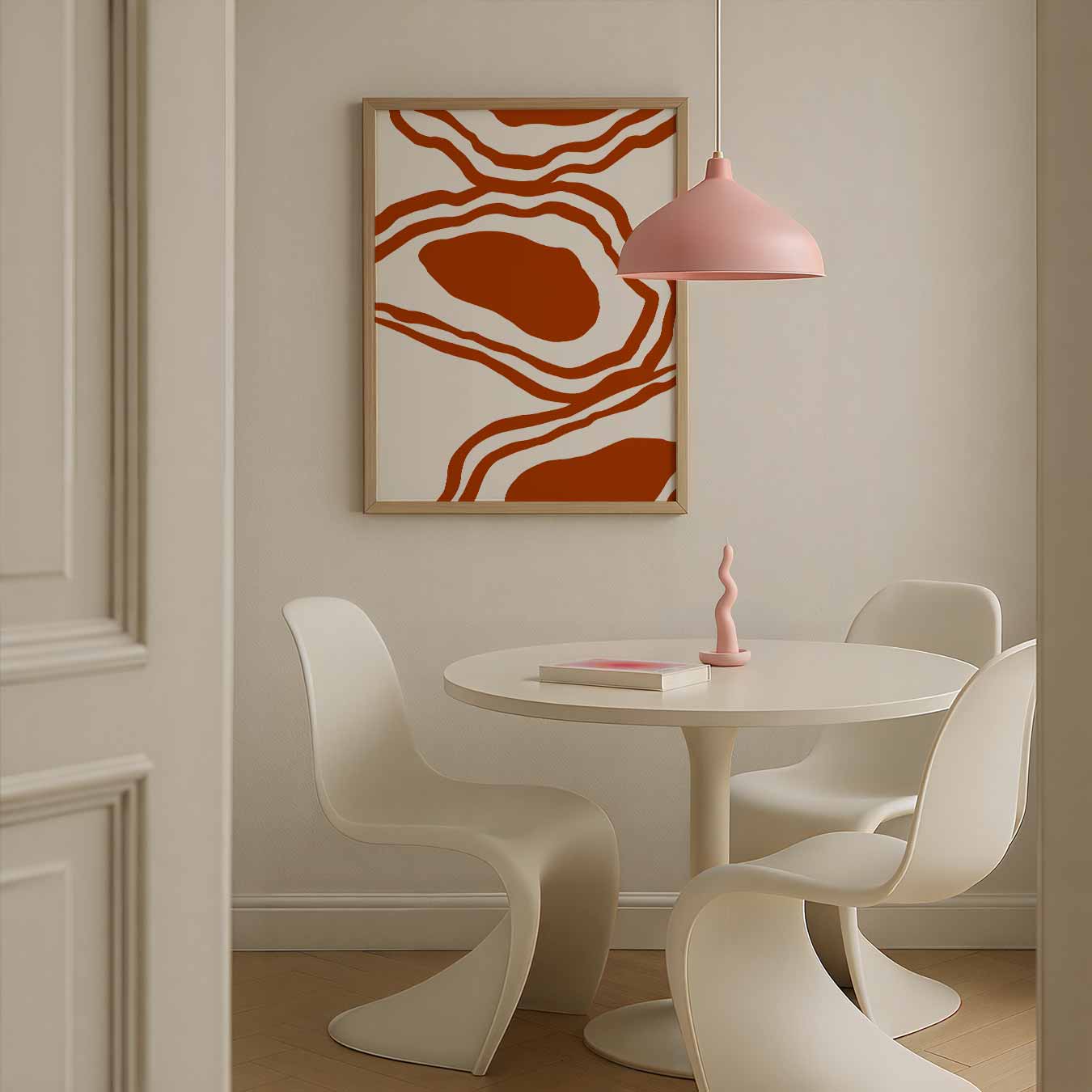 Organische Patronen Poster-WallArtistic