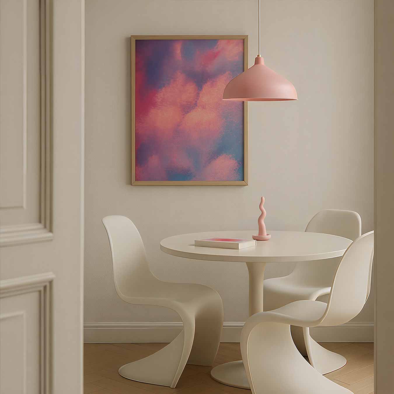 Dromerige Pastel Abstractie Poster