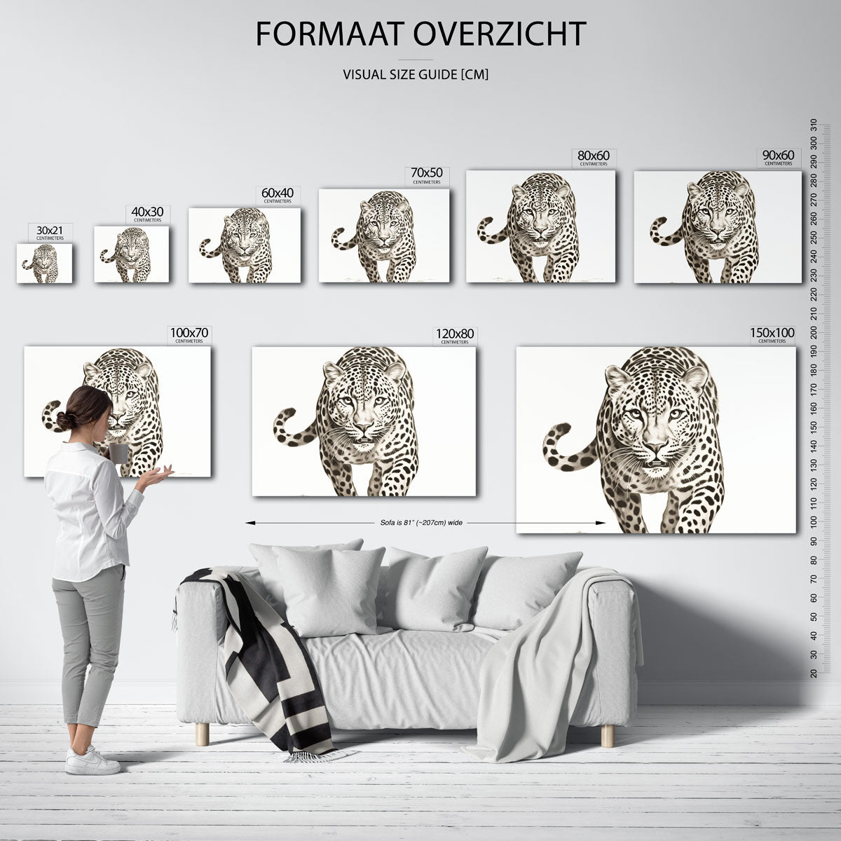 Luipaard Poster