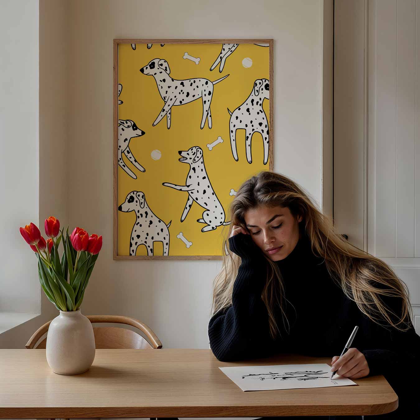 Dalmatiër Dromen Poster-WallArtistic