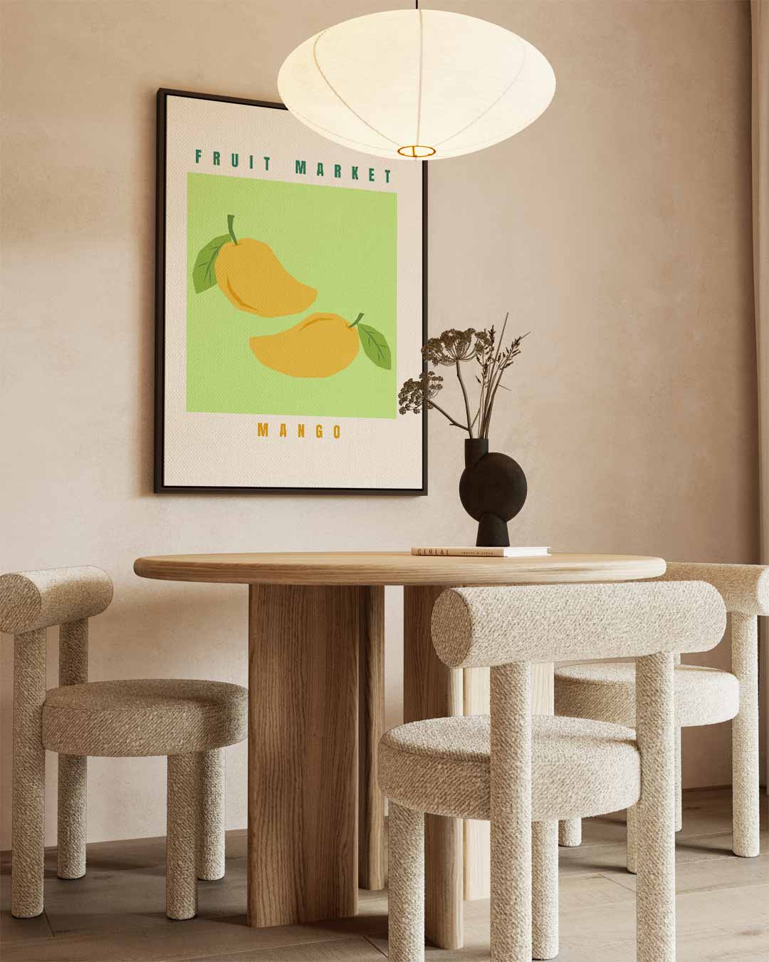 Levendige Mangokunst Kunstwerk-canvas-dibond-plexiglas-wanddecoratie-WallArtistic