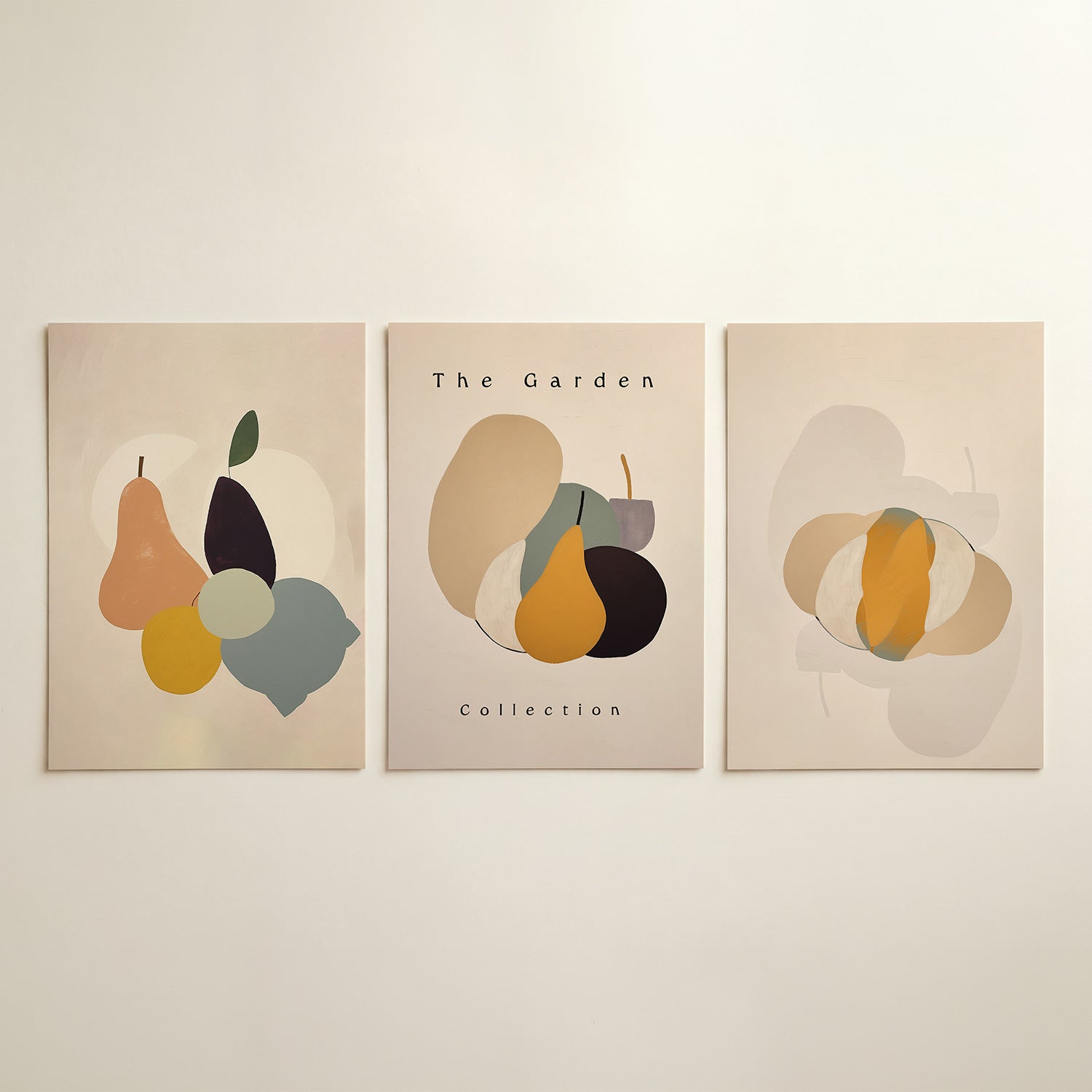 Vorm en kleurenspel Posterset