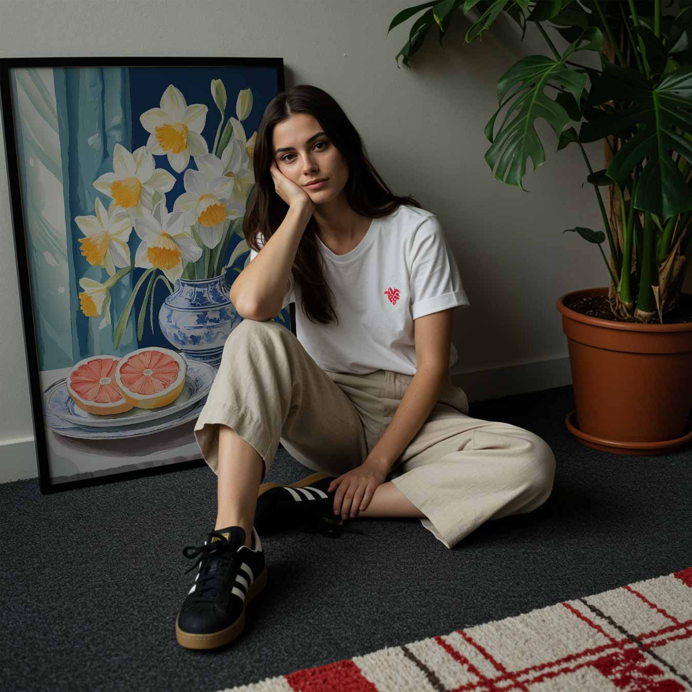 Bloemen en Fruit Sfeerposter-WallArtistic