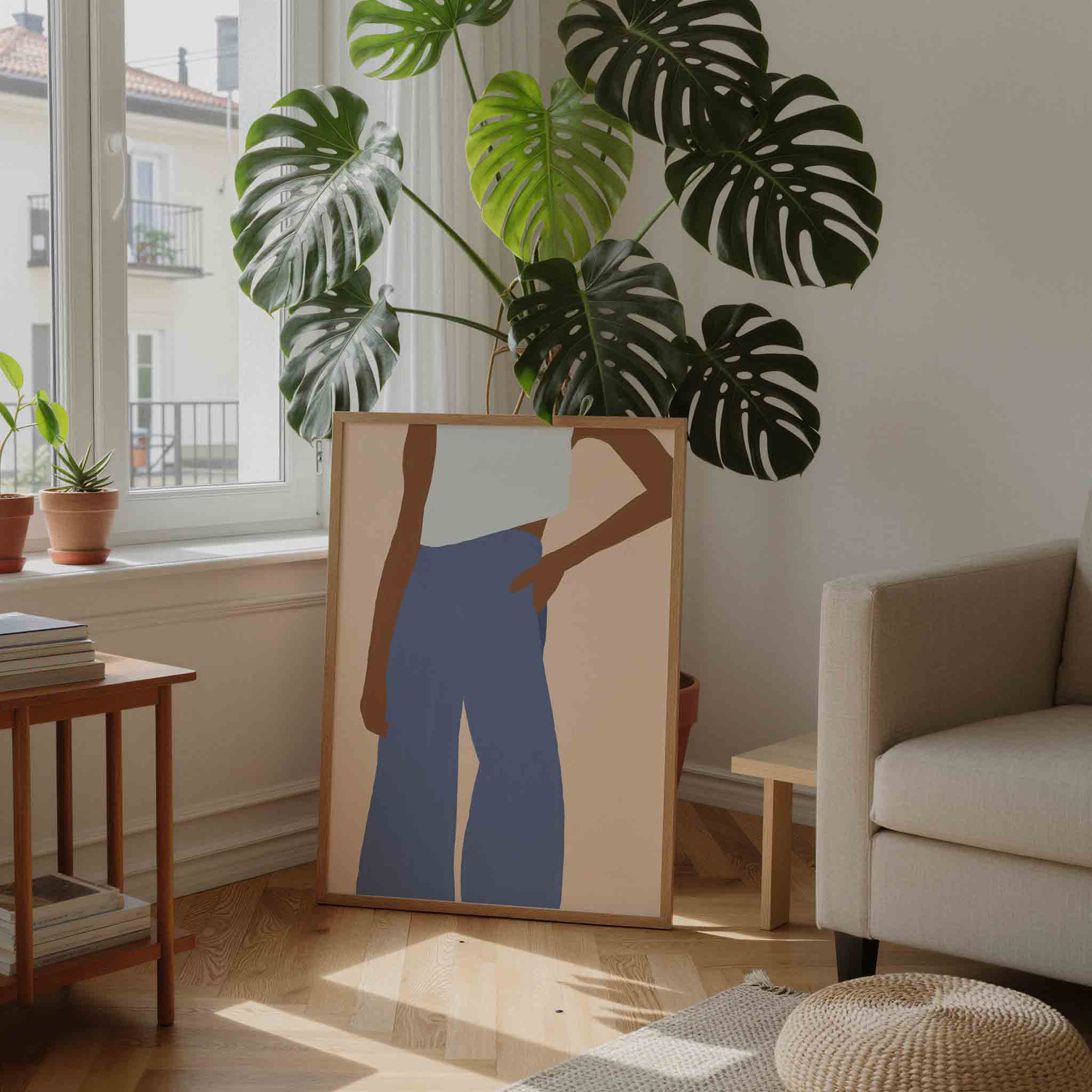 Stijlvolle figuur Poster