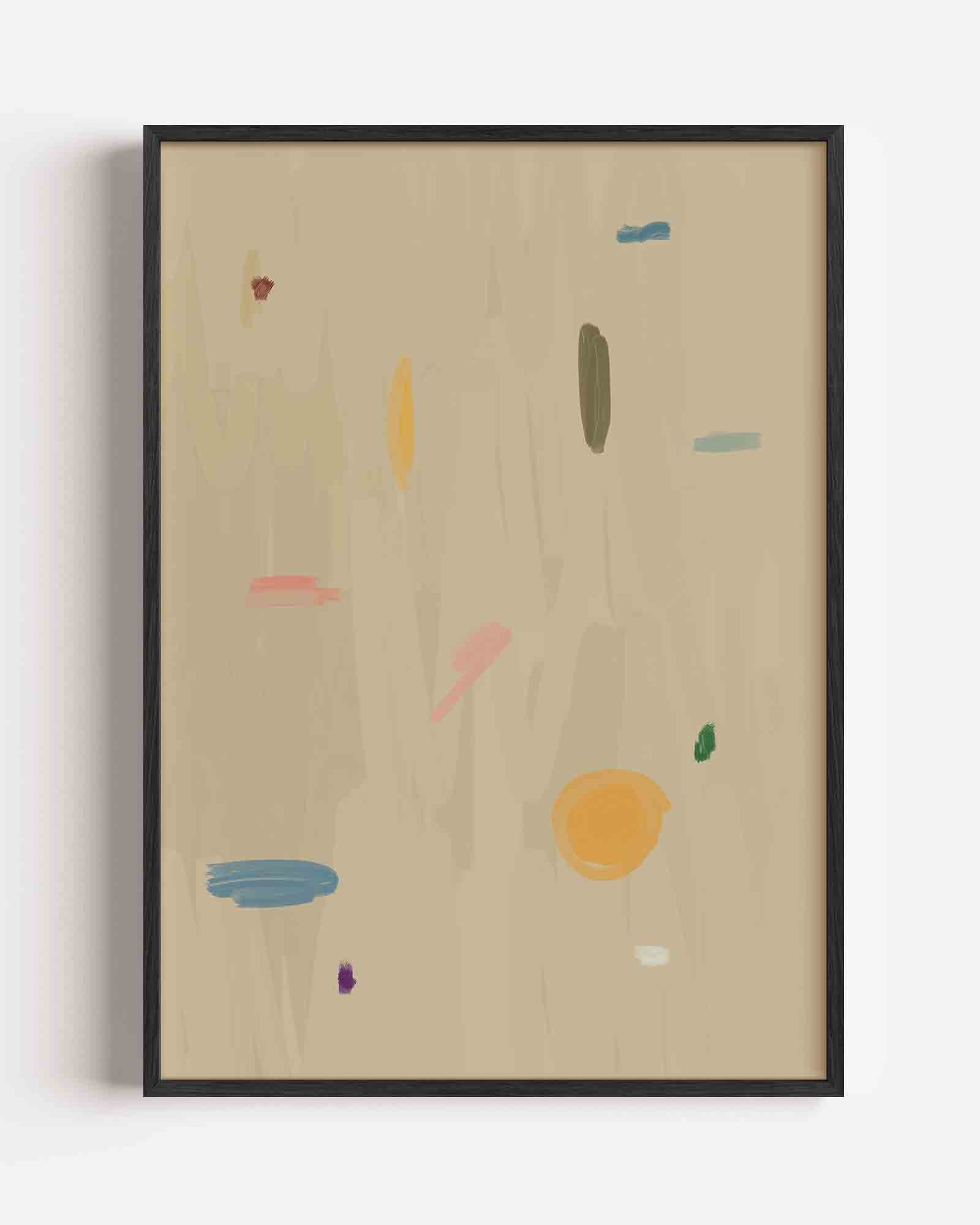 Abstracte vormen Poster