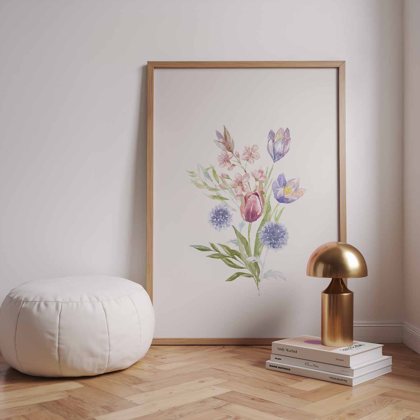 Botanische Bloemenpracht Poster-WallArtistic