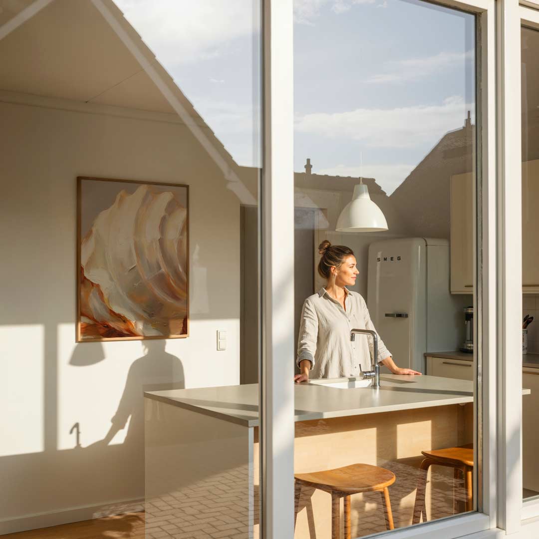 Elegant Schelpkunstwerk Poster-WallArtistic