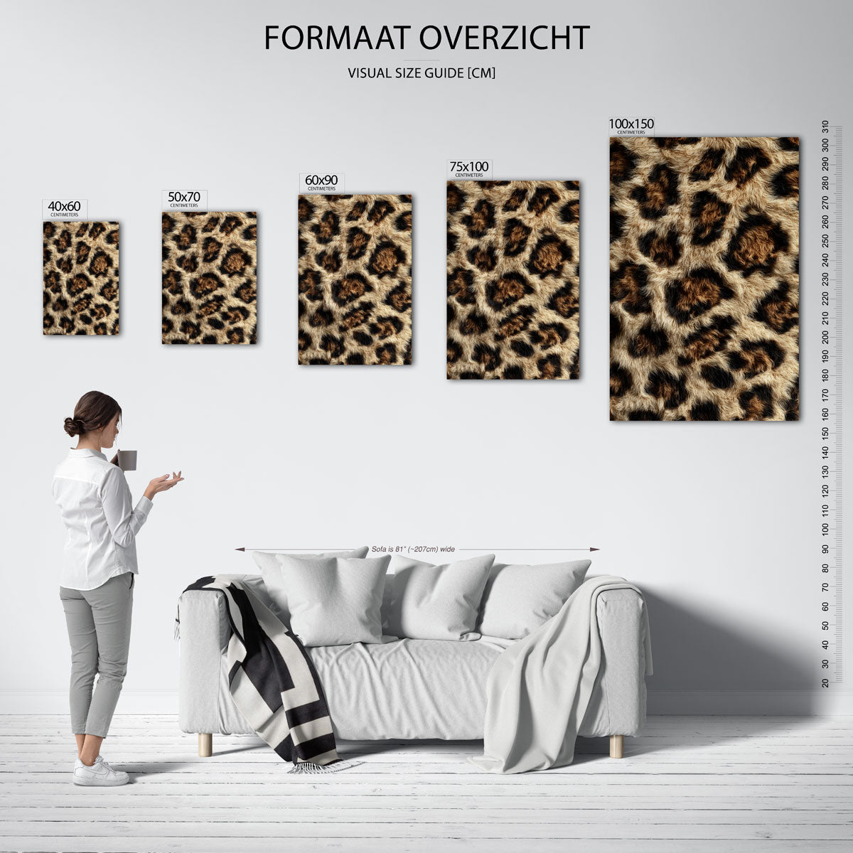Dierlijk patroon Kunstwerk