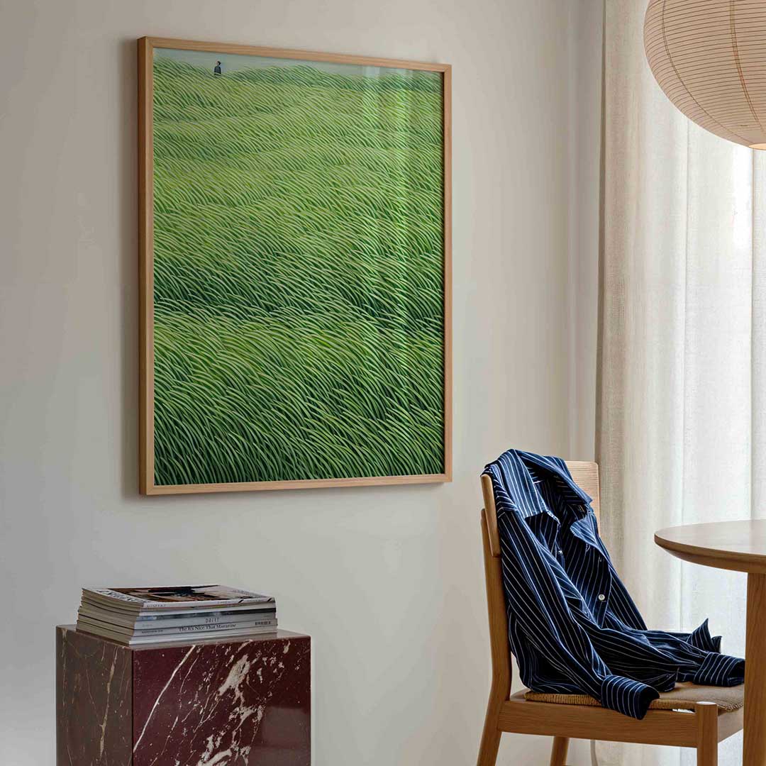 Golvend gras Poster