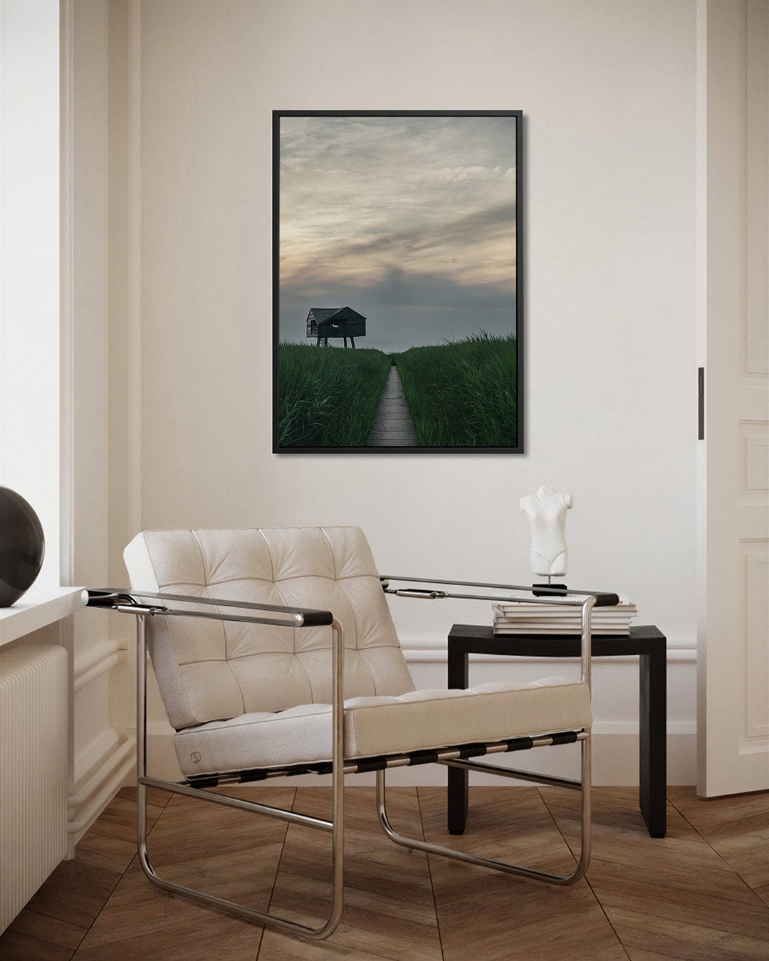 Rustige landschapscène Kunstwerk