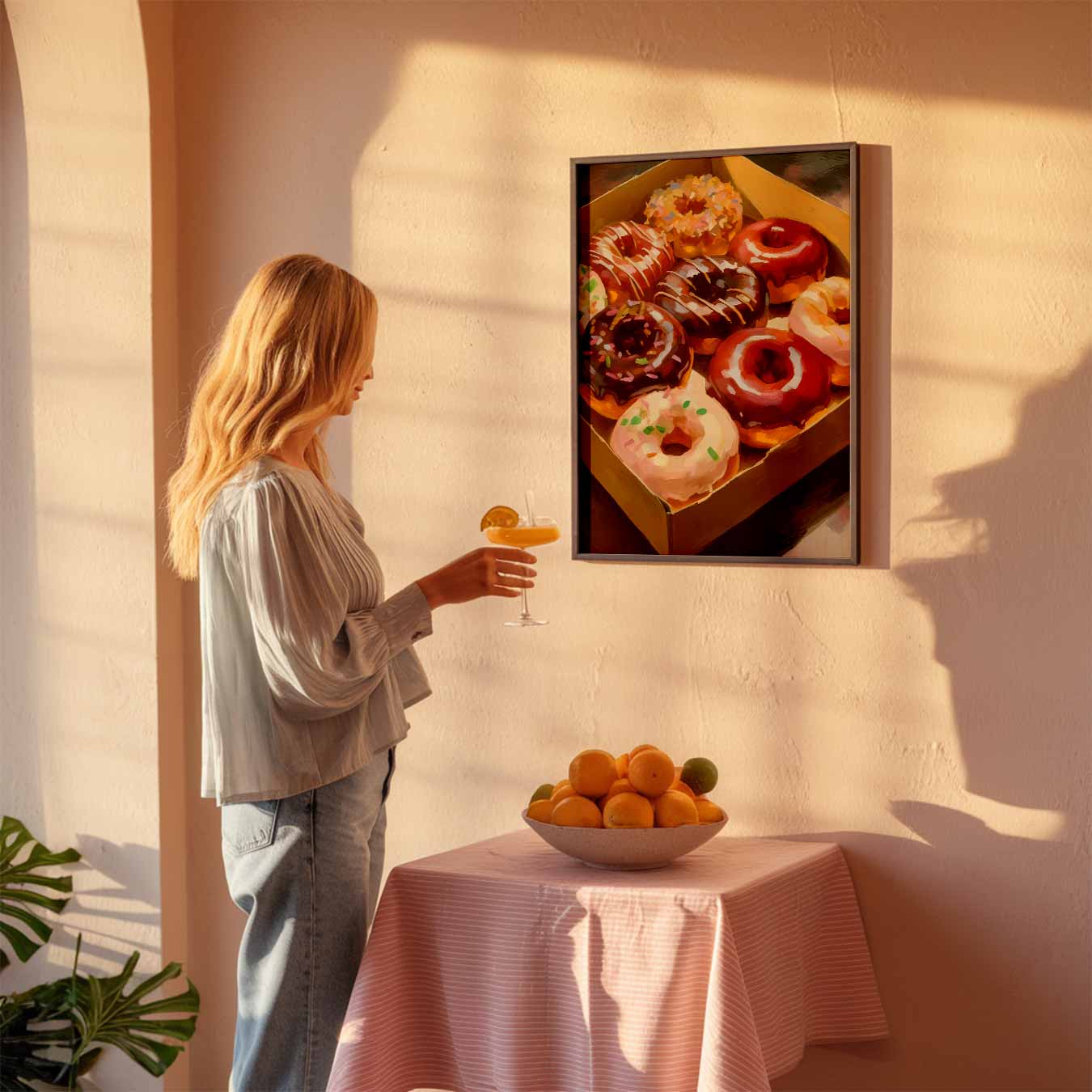 Kleurrijke Donut Delight Poster-WallArtistic