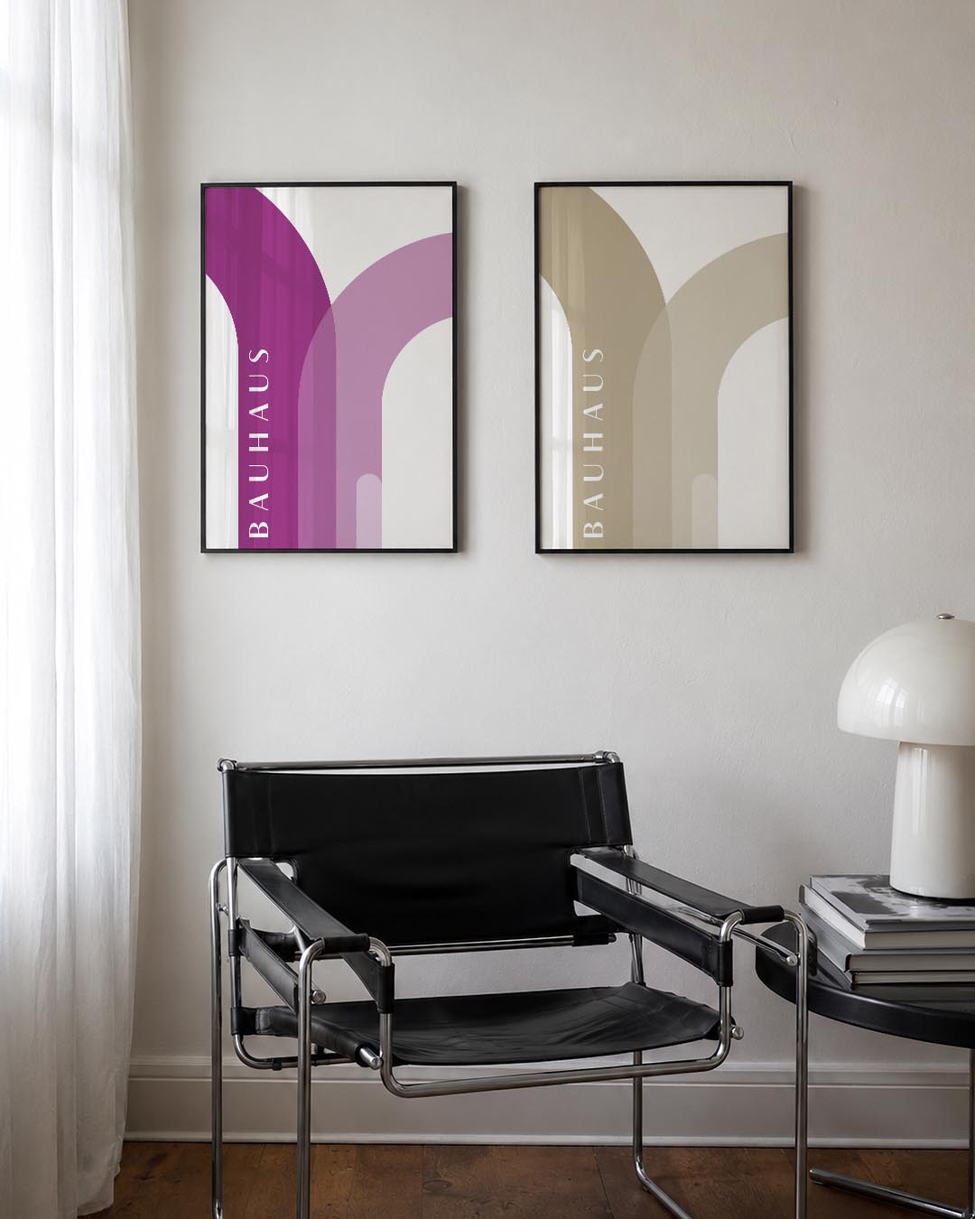 Kleurvlakken en lijnen Posterset