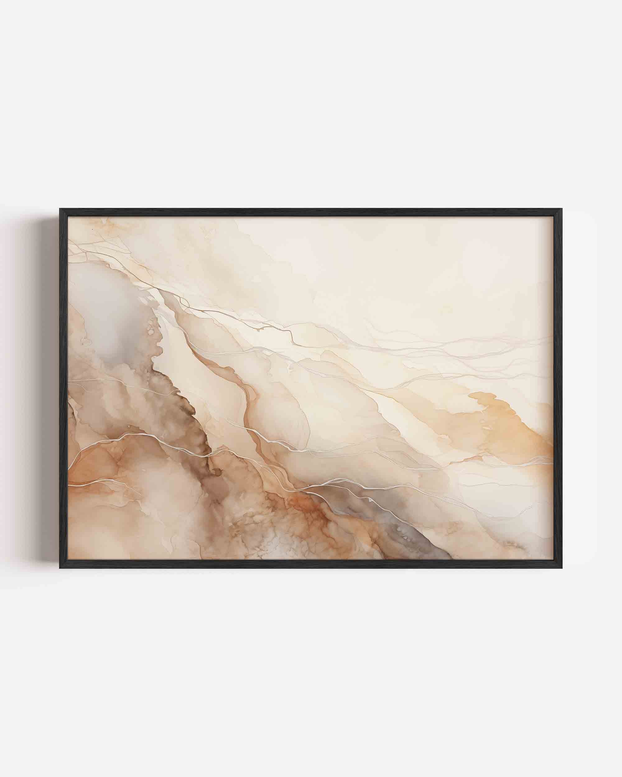 Abstracte lijnen en vormen Poster