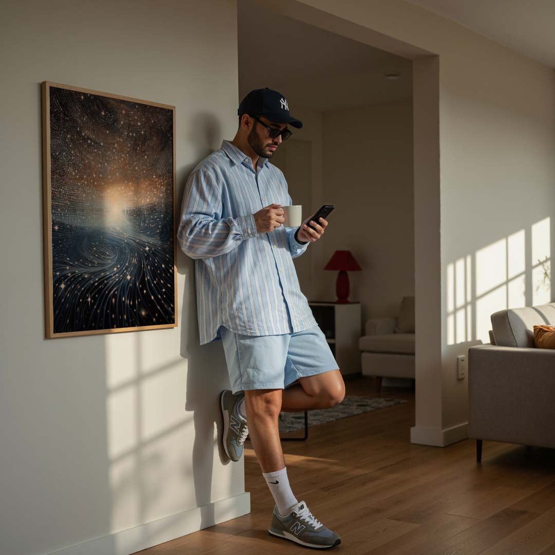 Magische Sterrenhemel Poster-WallArtistic