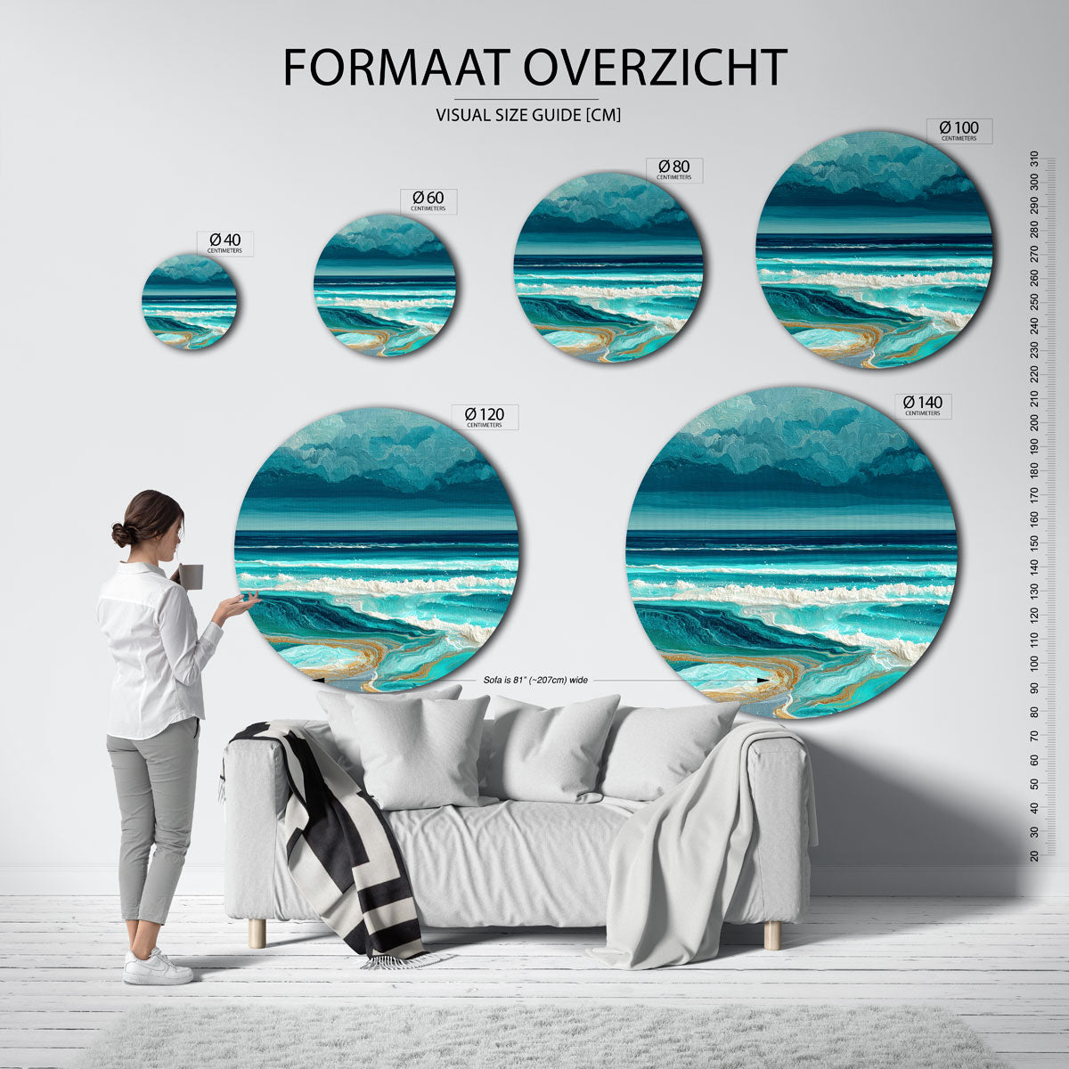 Zeezicht Muurcirkel