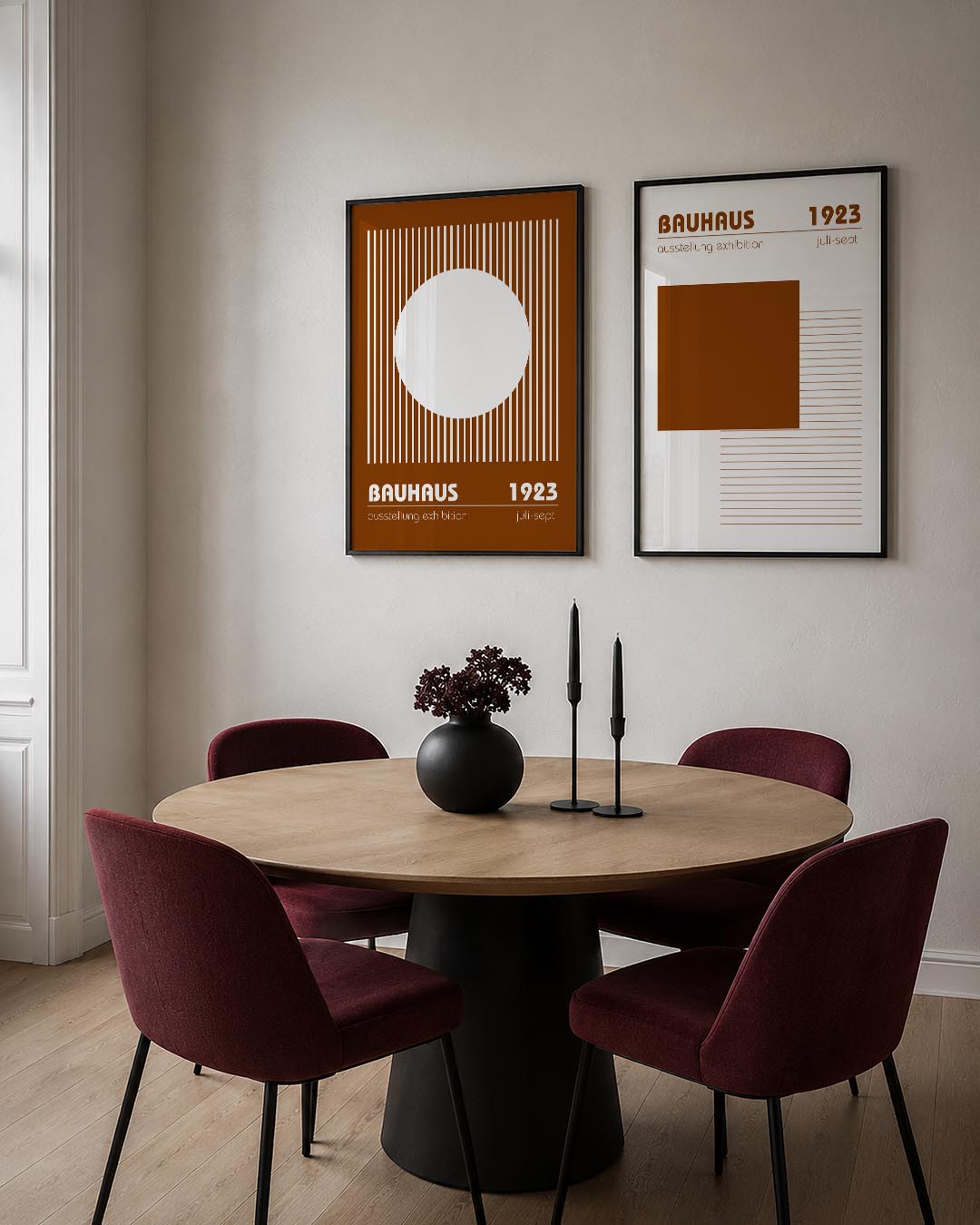 Cirkel en lijnen Posterset