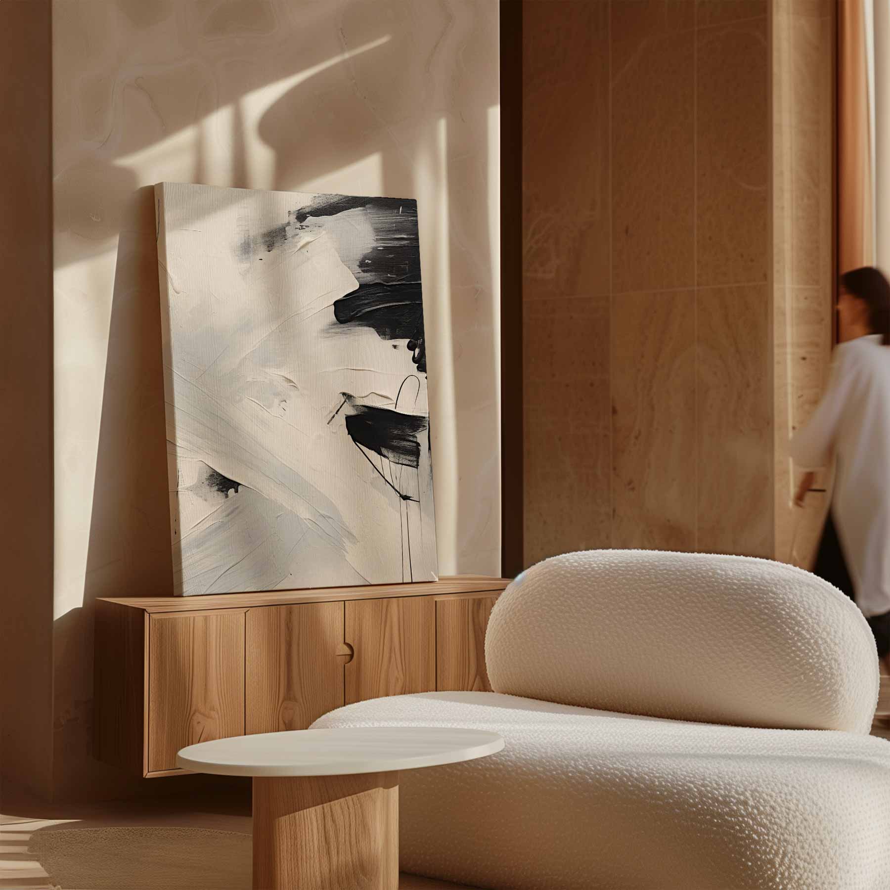 Harmonie van Contrast Kunstwerk-canvas-dibond-plexiglas-wanddecoratie-WallArtistic