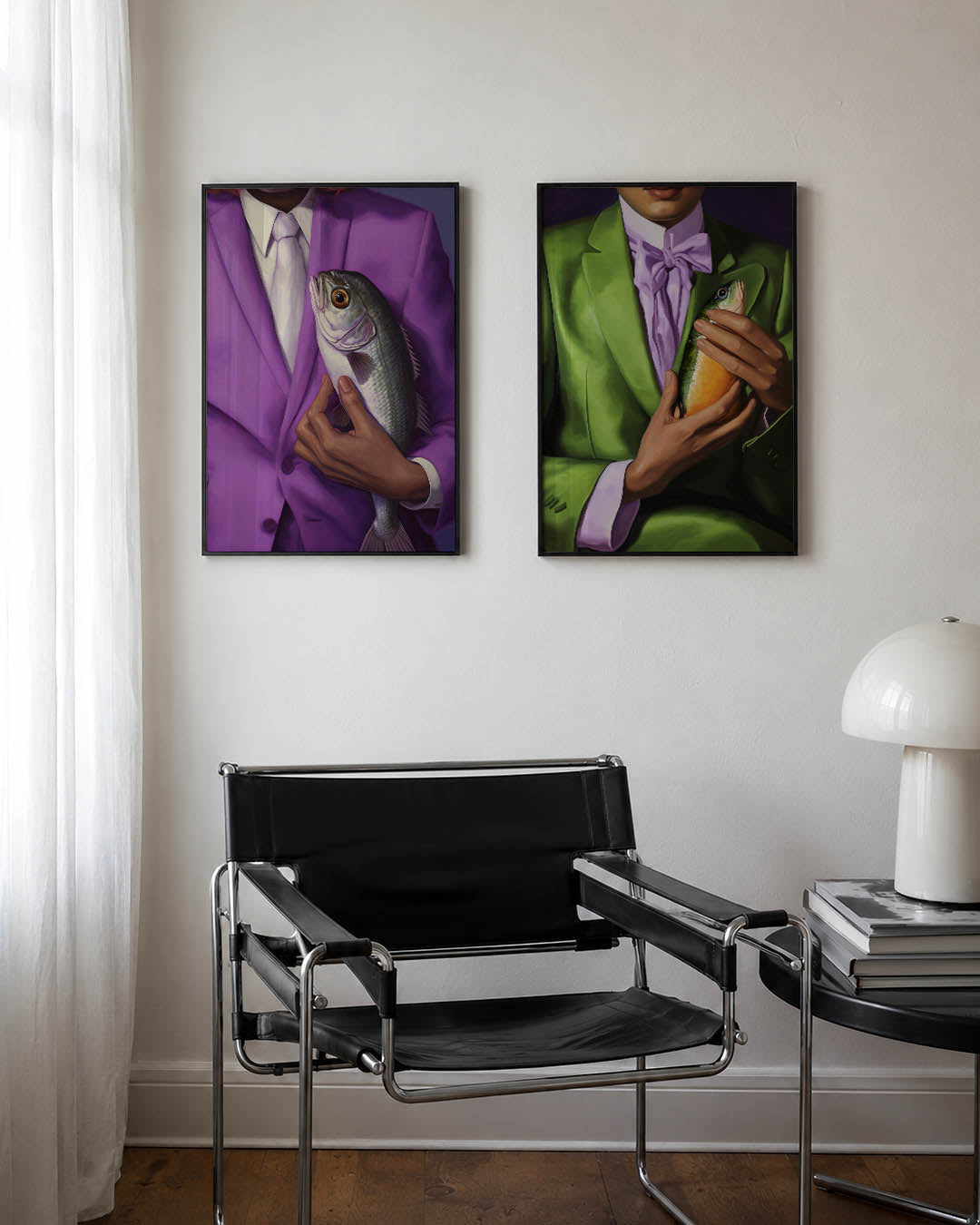 Vissen en vormen Posterset
