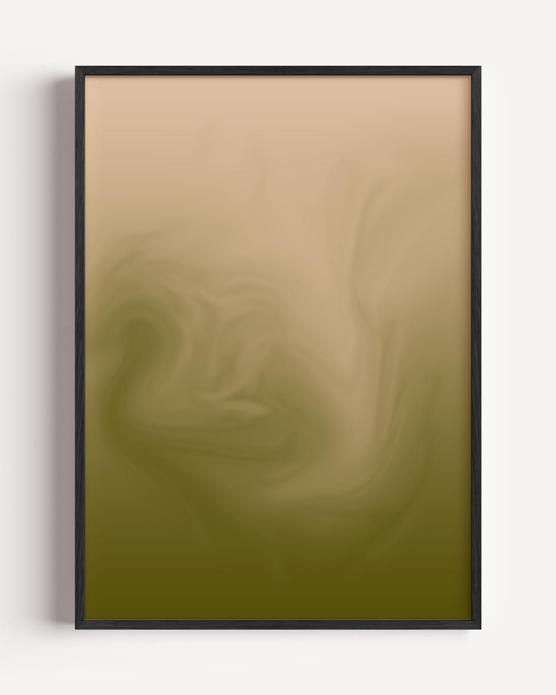 Mystieke Beige Droomlandschap Poster-WallArtistic