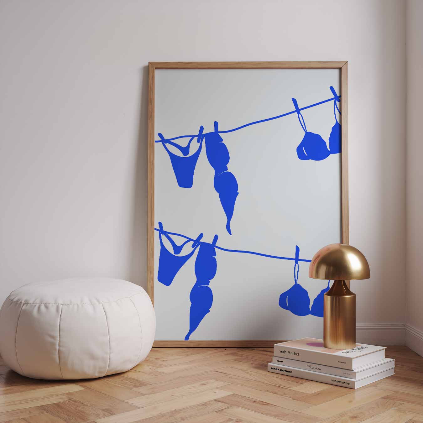 Tropische Waslijn Art Poster