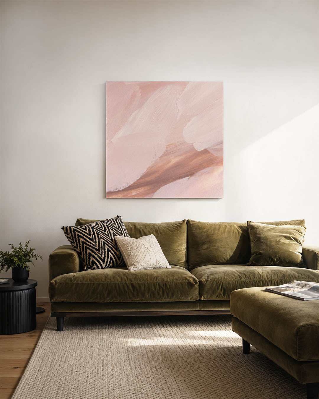 Zachte borstelstreken Kunstwerk