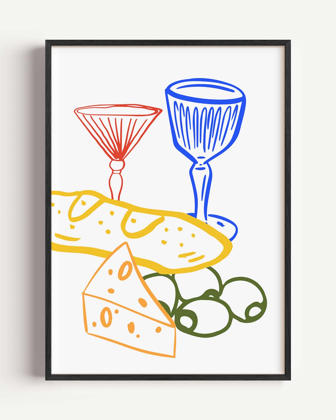 Gezellige Borrelavond Poster-WallArtistic