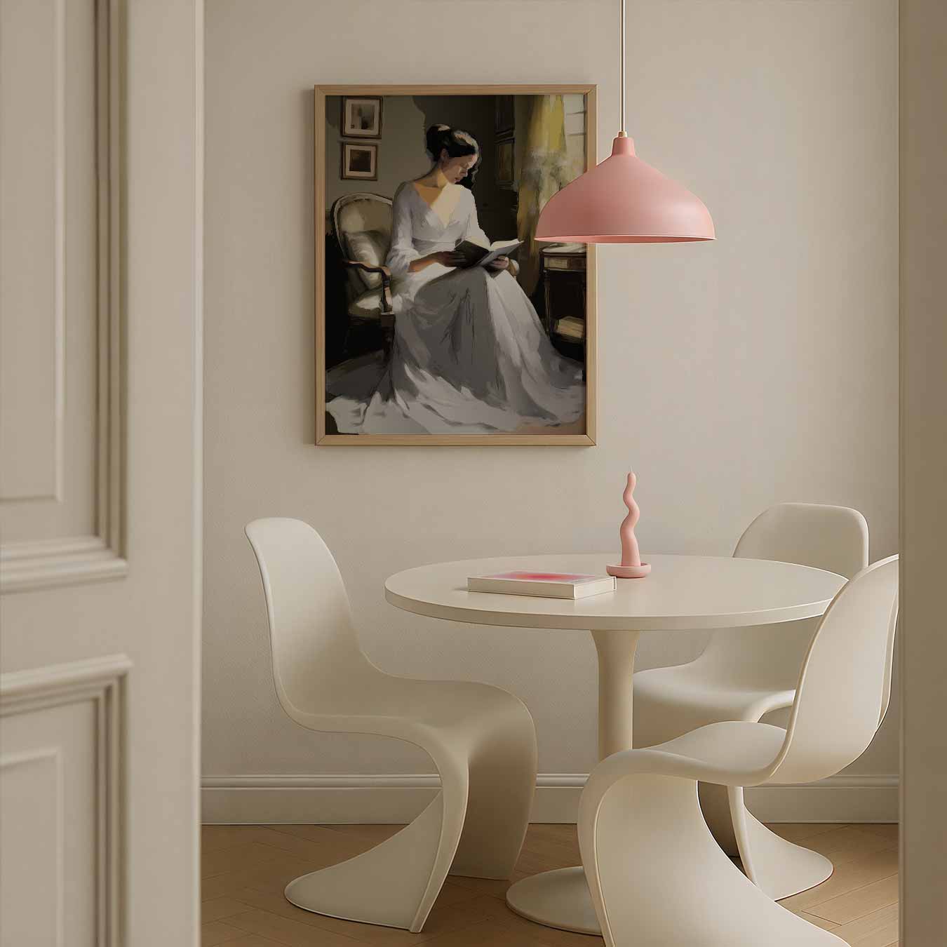Elegante Leeshoek Poster