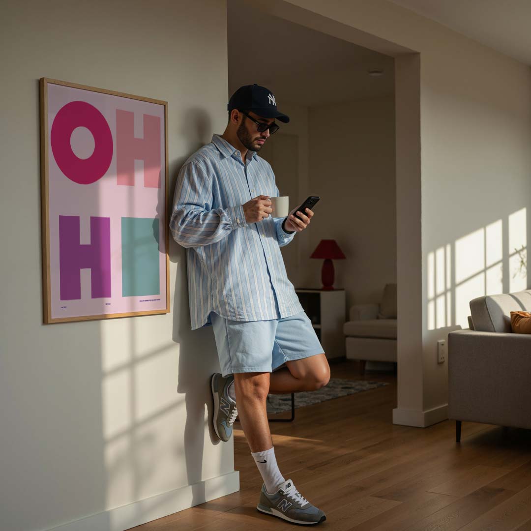 Kleurrijke Positiviteit Poster-WallArtistic