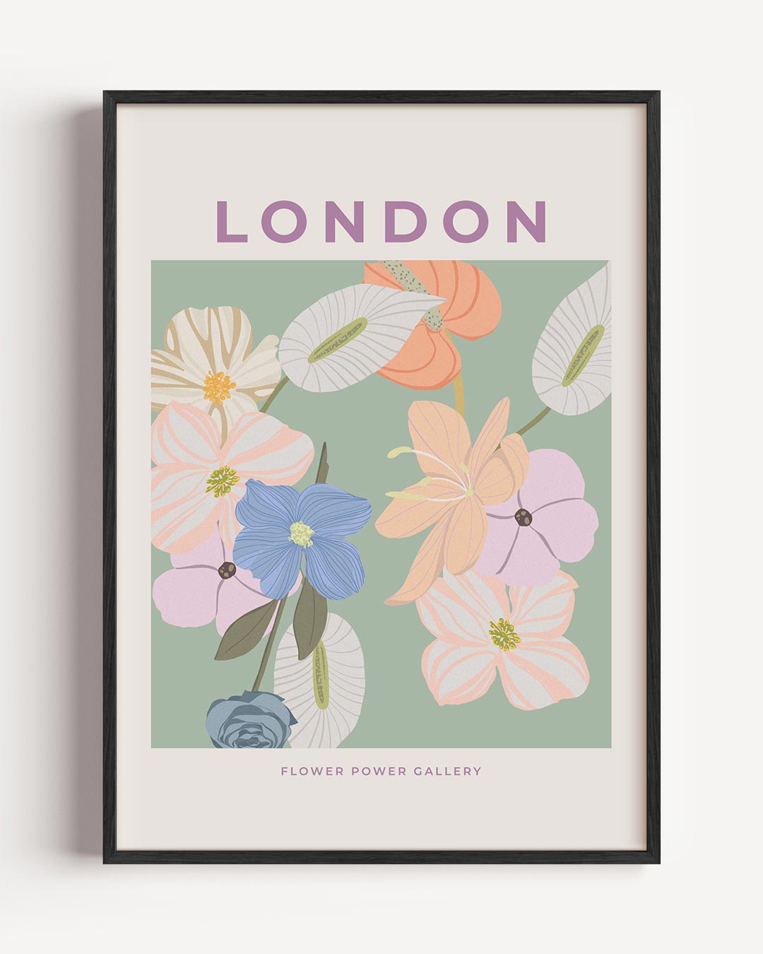 Botanische Bloemenpracht Poster-WallArtistic