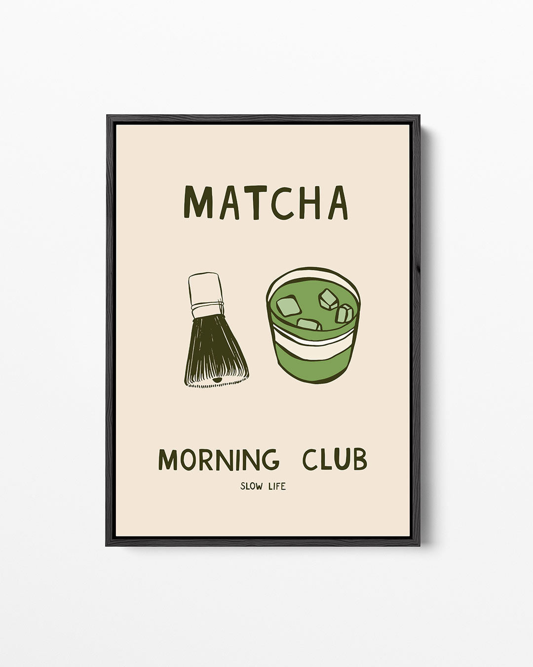 Groene thee illustratie Kunstwerk