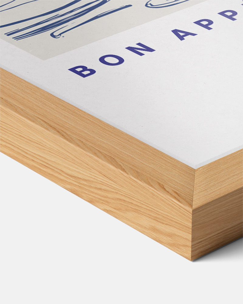 Bon Appétit Eettafel Poster-WallArtistic