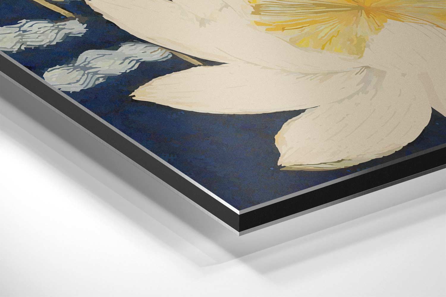 Dromerige Waterlelies Kunstwerk-canvas-dibond-plexiglas-wanddecoratie-WallArtistic