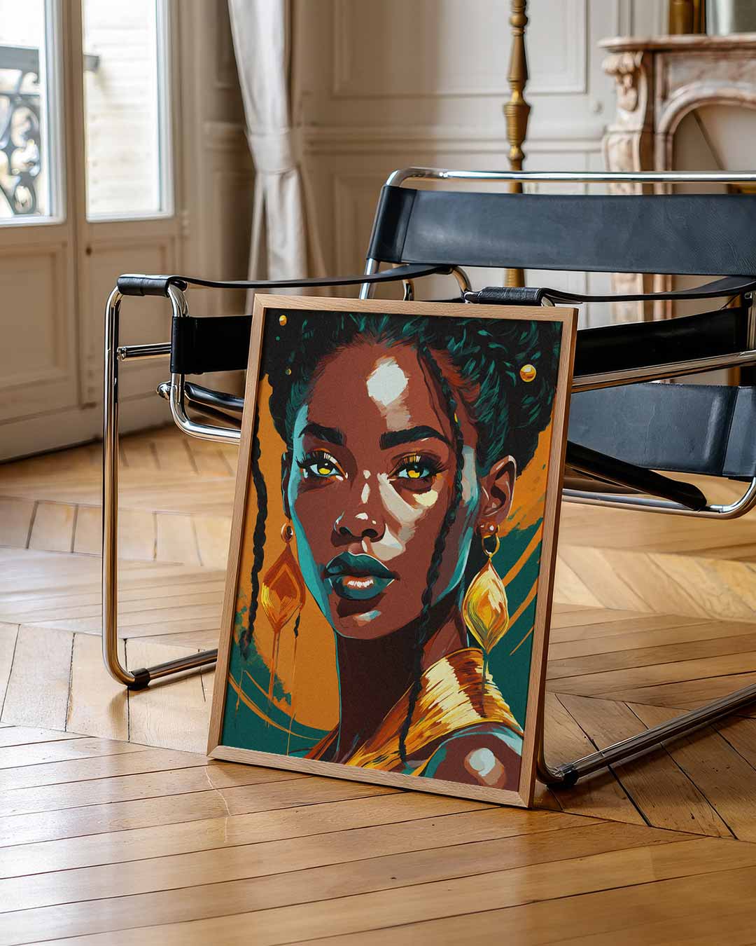 Vrouwelijke Kracht Portret Poster