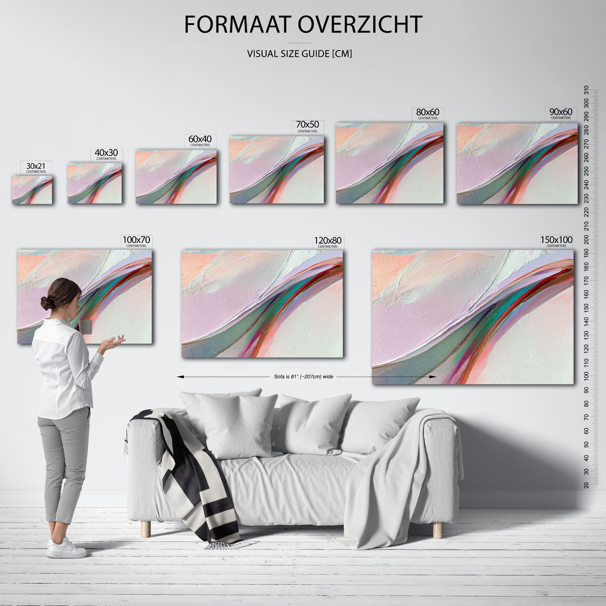 Abstracte vormen Poster