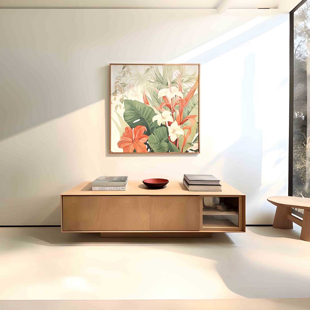 Tropische bloemen Poster