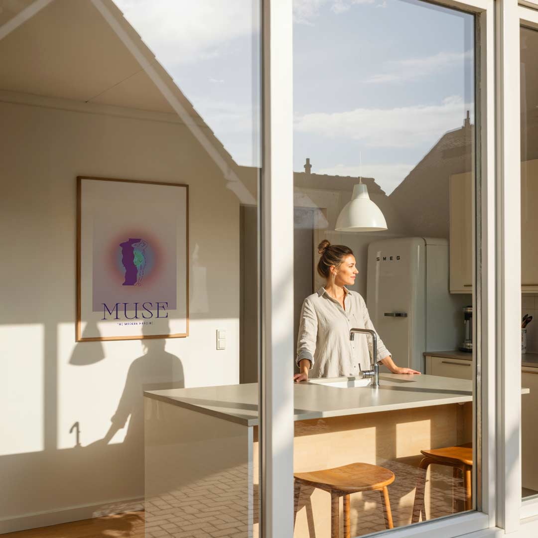 Muse: De Moderne Heldin Poster-WallArtistic