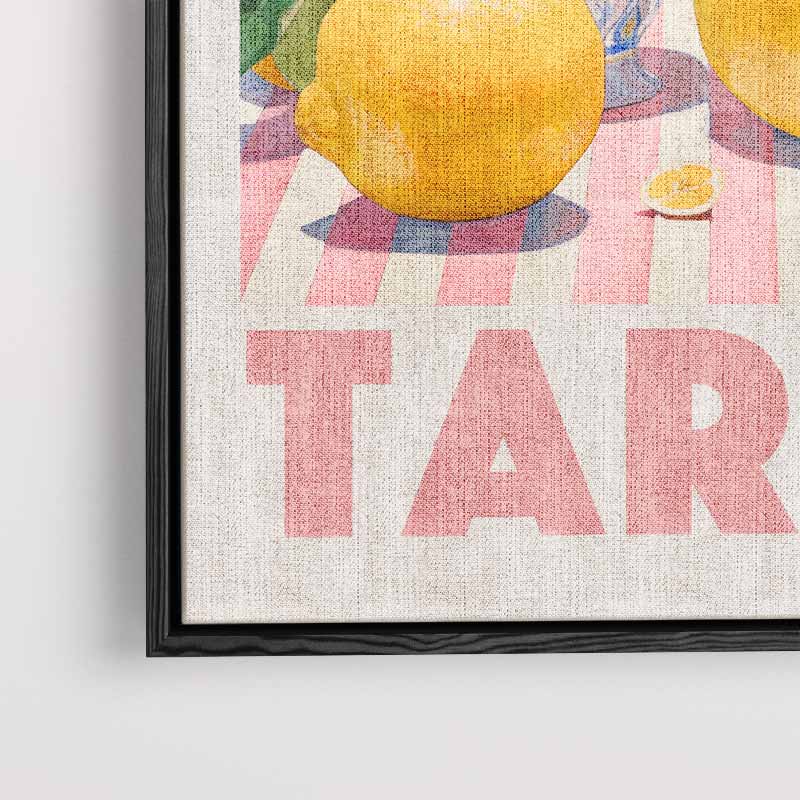 Citroen Tarte Kunstwerk-canvas-dibond-plexiglas-wanddecoratie-WallArtistic