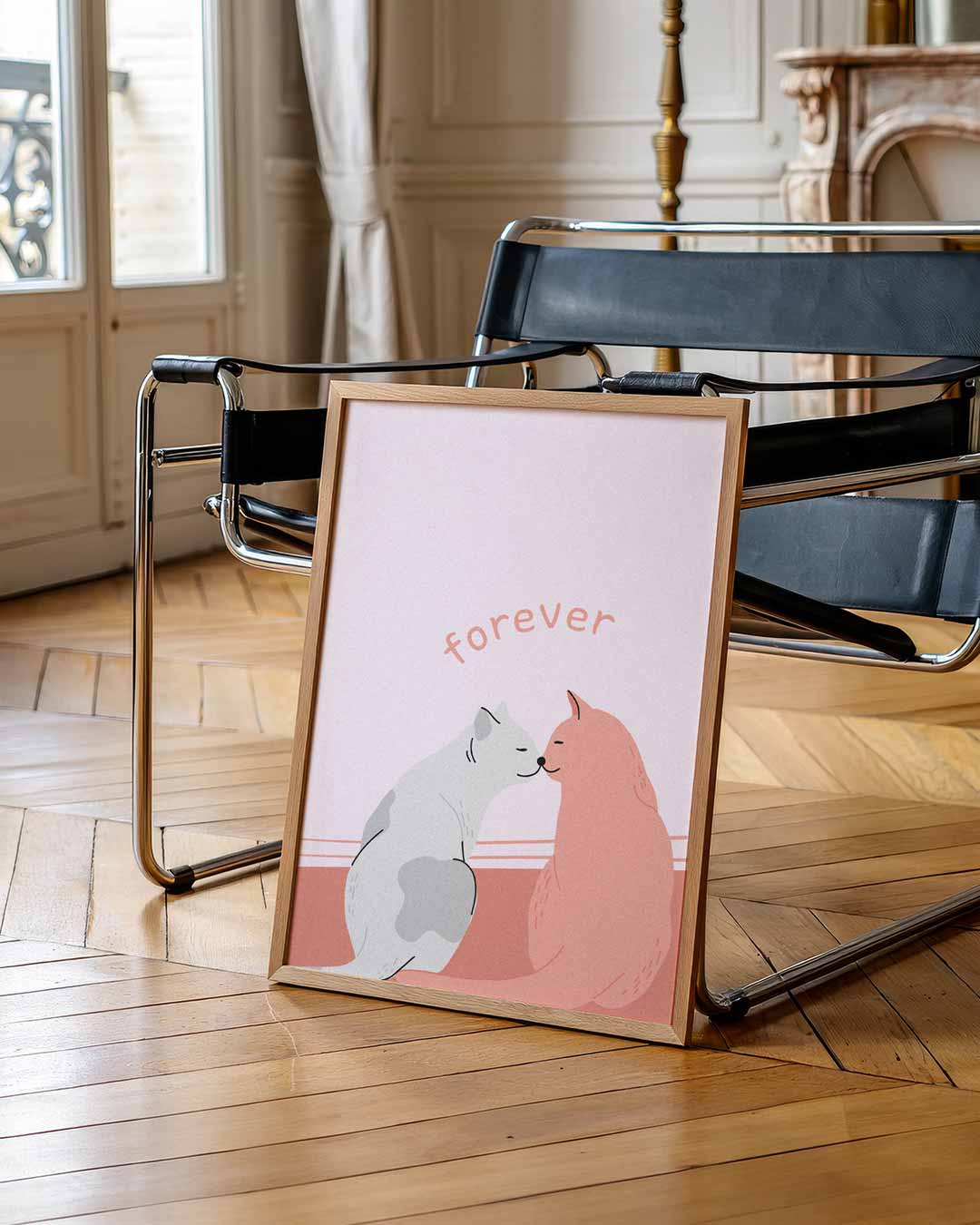 Schattige Kattenliefde Poster