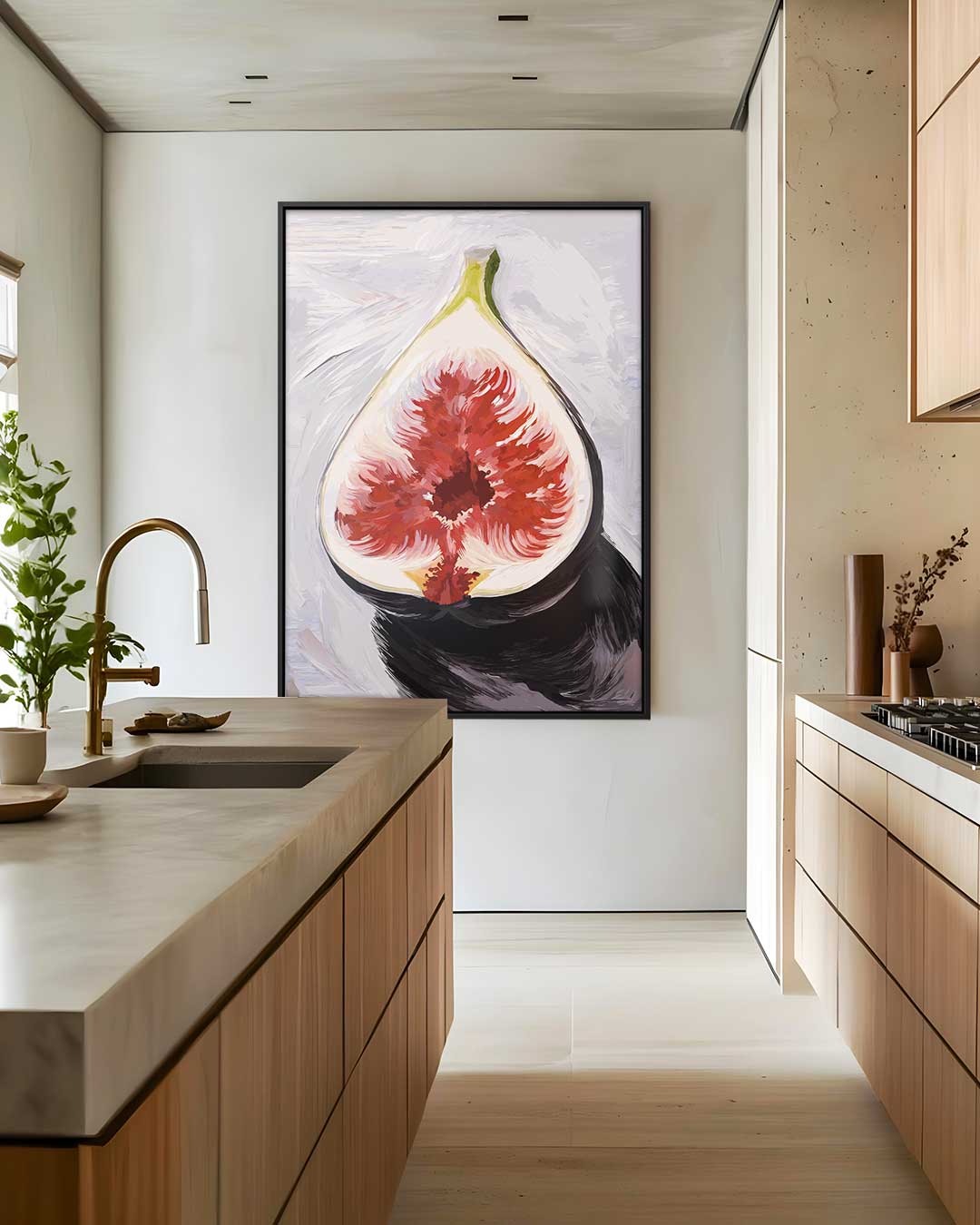 Sappige Vijg Kunstprint Kunstwerk-canvas-dibond-plexiglas-wanddecoratie-WallArtistic