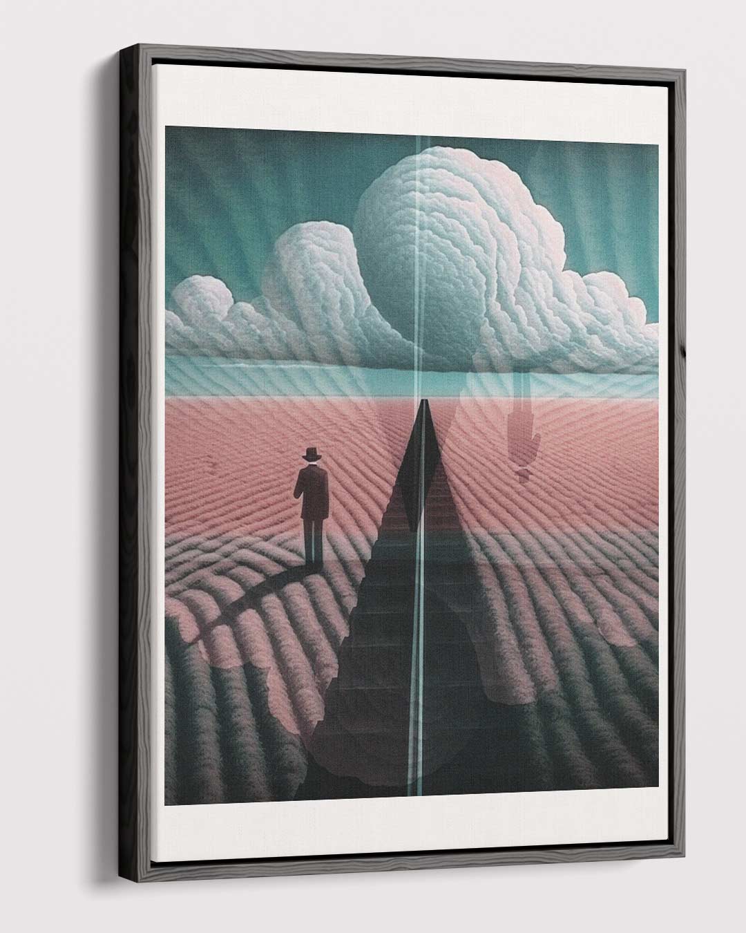 Dromerige Horizon Kunstwerk-canvas-dibond-plexiglas-wanddecoratie-WallArtistic