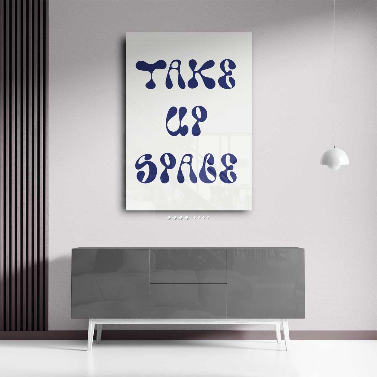 Ruimte voor Jouw Energie Kunstwerk-canvas-dibond-plexiglas-wanddecoratie-WallArtistic