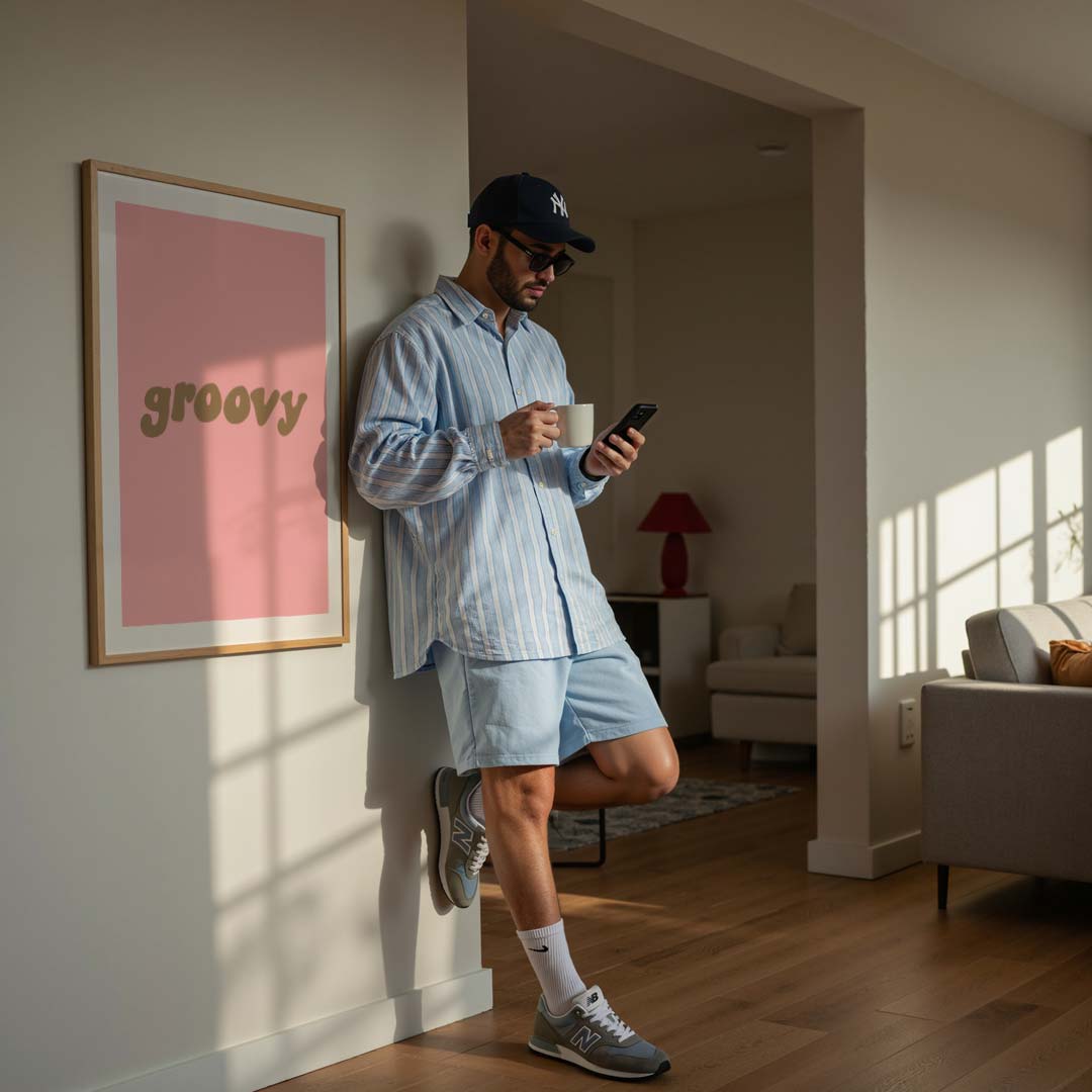 Groovy Vibes Poster-WallArtistic