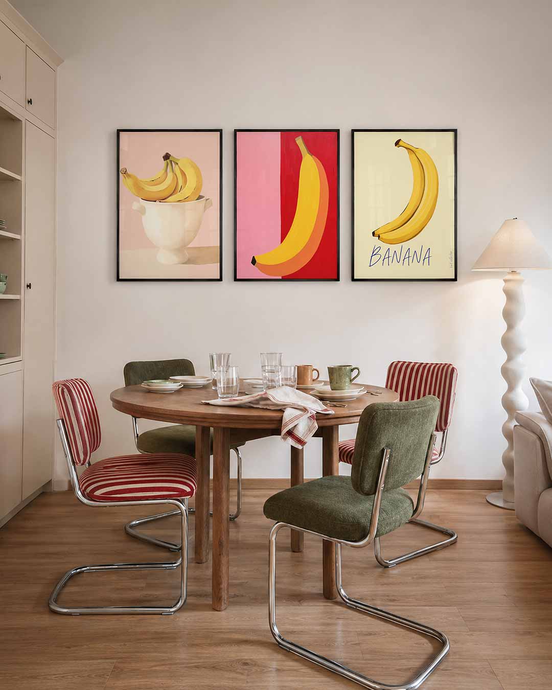 Fruit en vormen Posterset