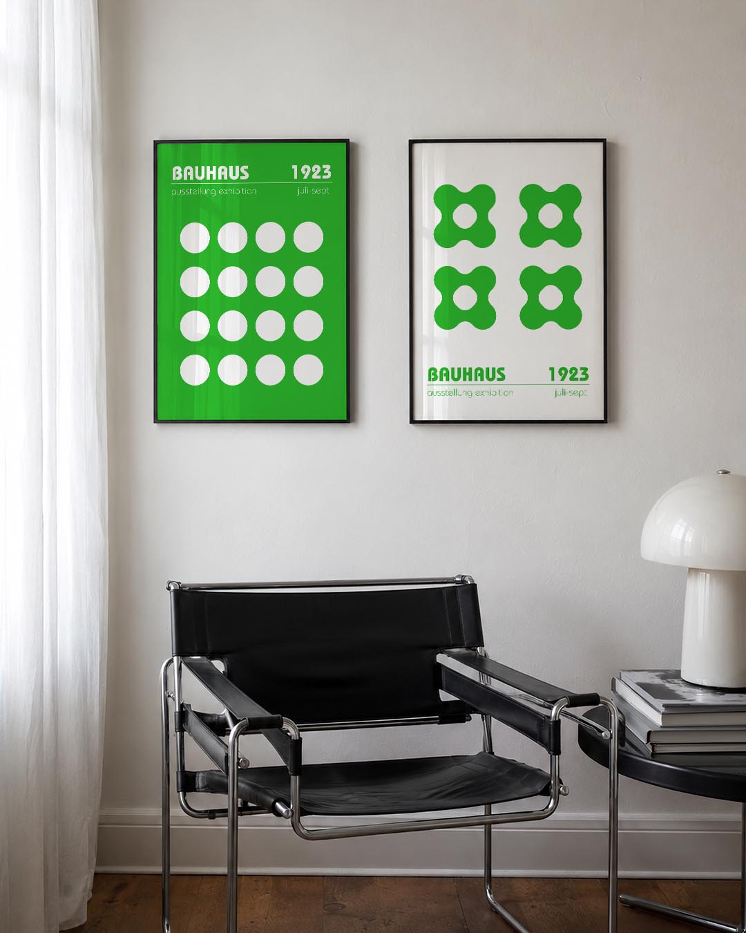 Cirkelpatroon en kleur Posterset