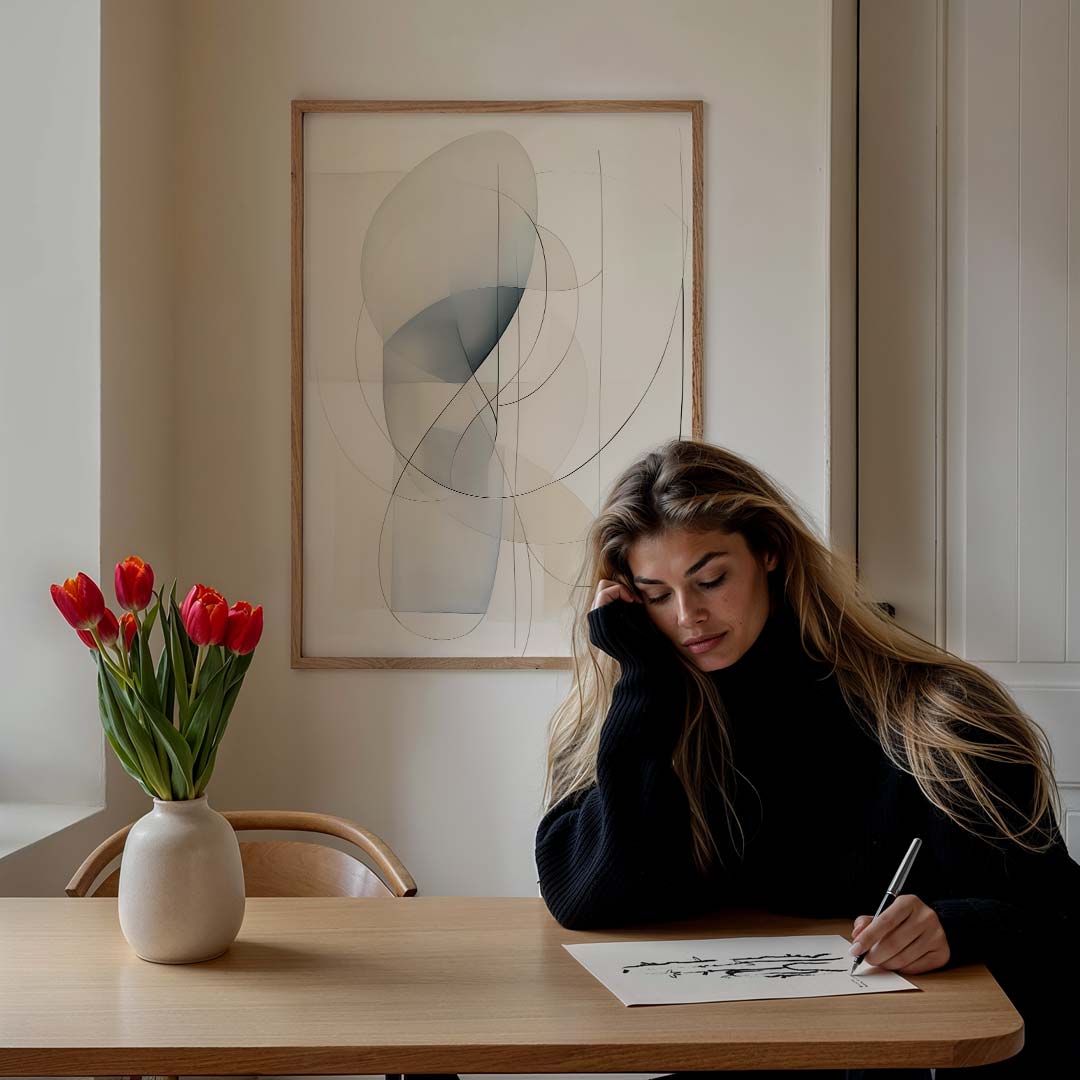 Moderne Abstracte Kunstposter-WallArtistic