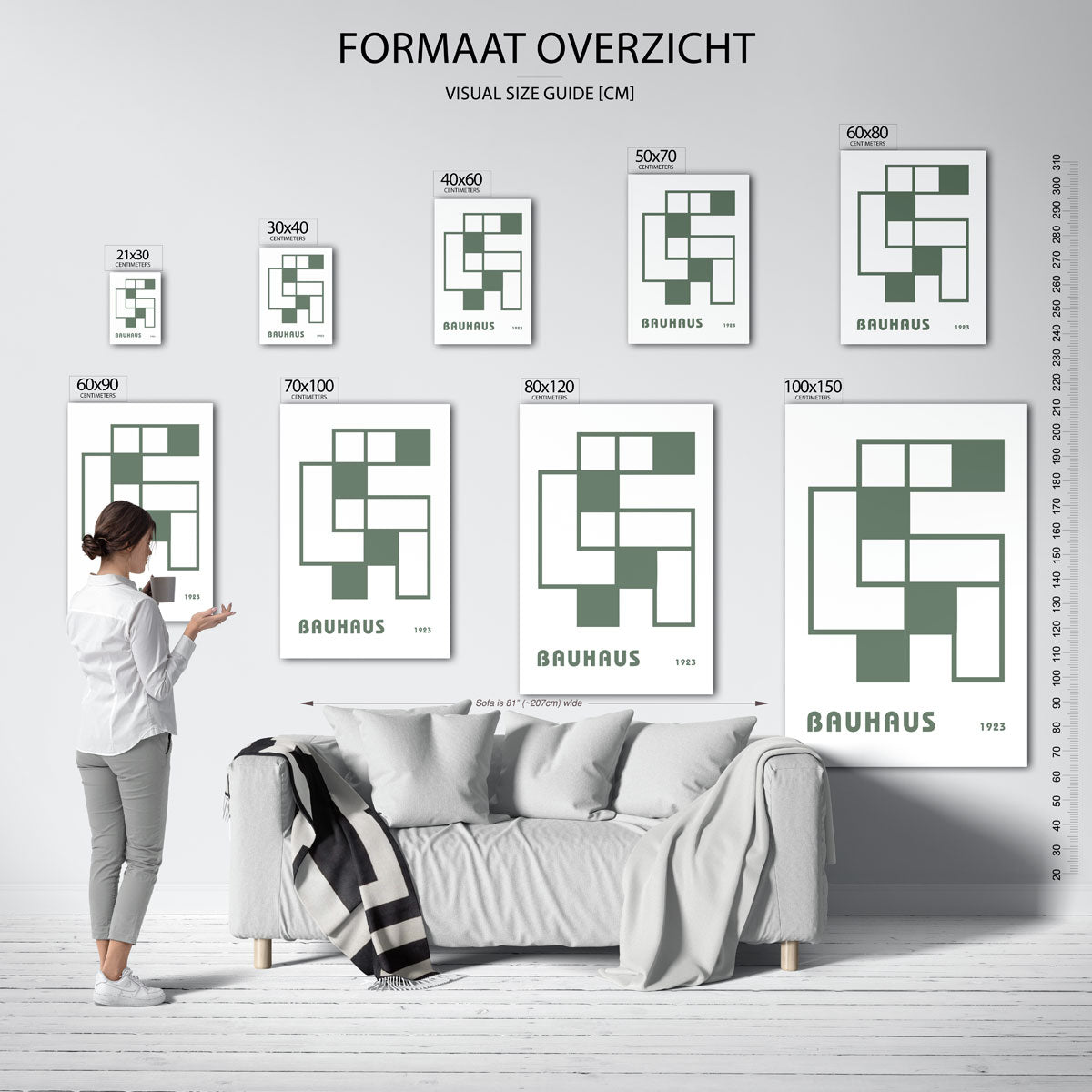Vormen en vlakken Poster