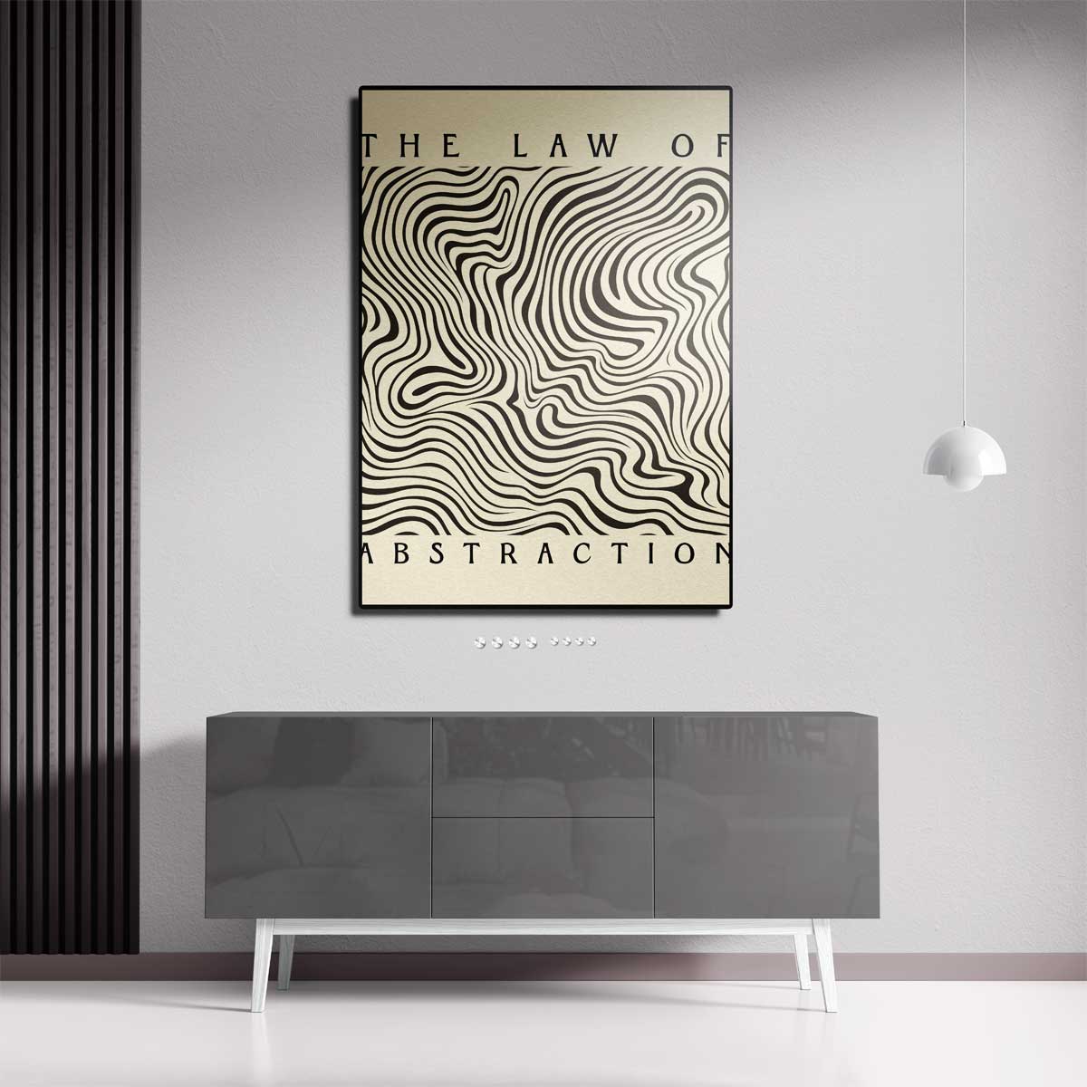 Golven van Abstractie Kunstwerk-canvas-dibond-plexiglas-wanddecoratie-WallArtistic