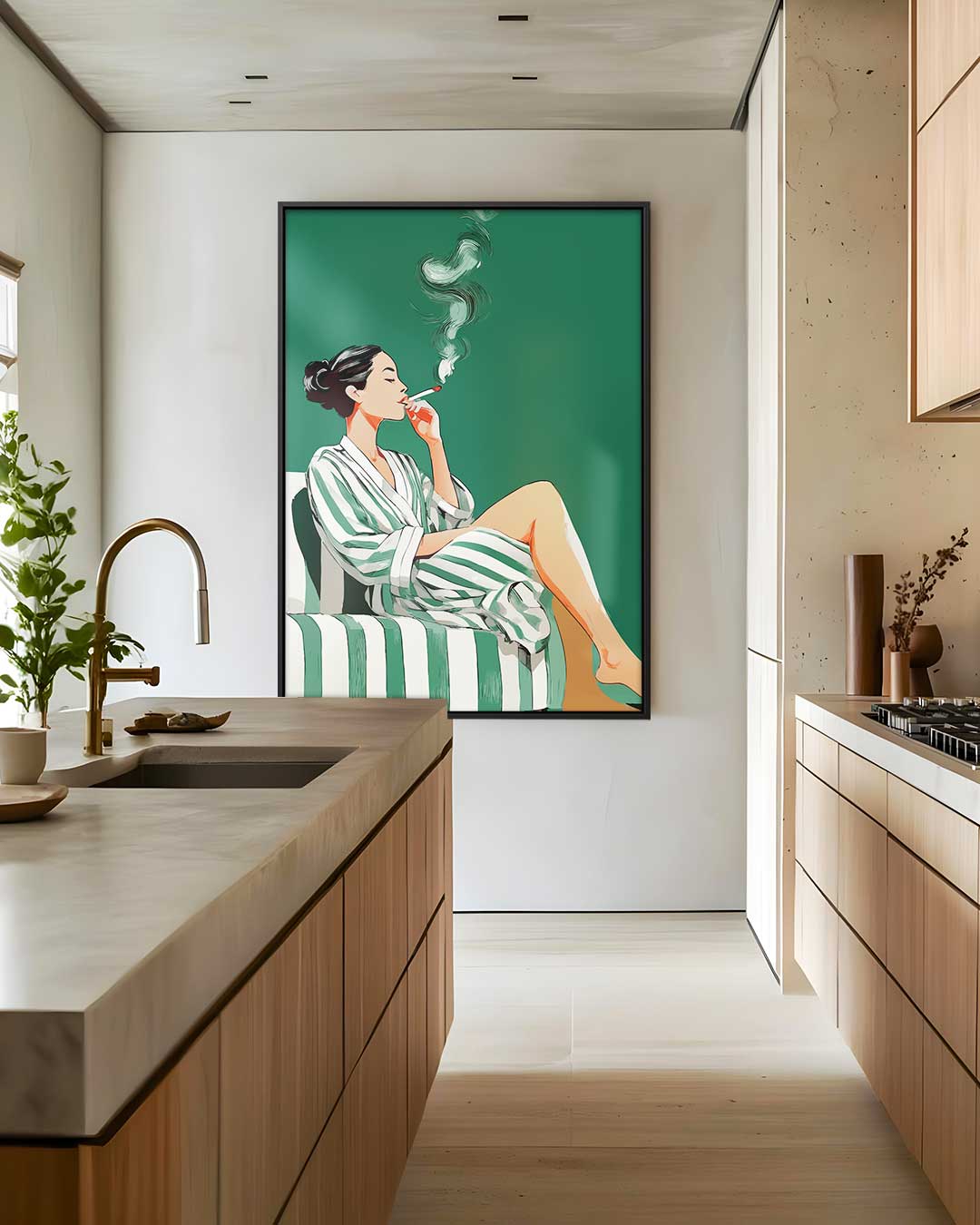 Ontspannen Moment Kunstwerk-canvas-dibond-plexiglas-wanddecoratie-WallArtistic