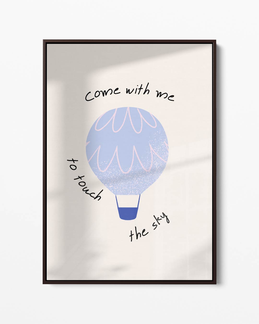 Dromen in Luchtballon Kunstwerk-canvas-dibond-plexiglas-wanddecoratie-WallArtistic