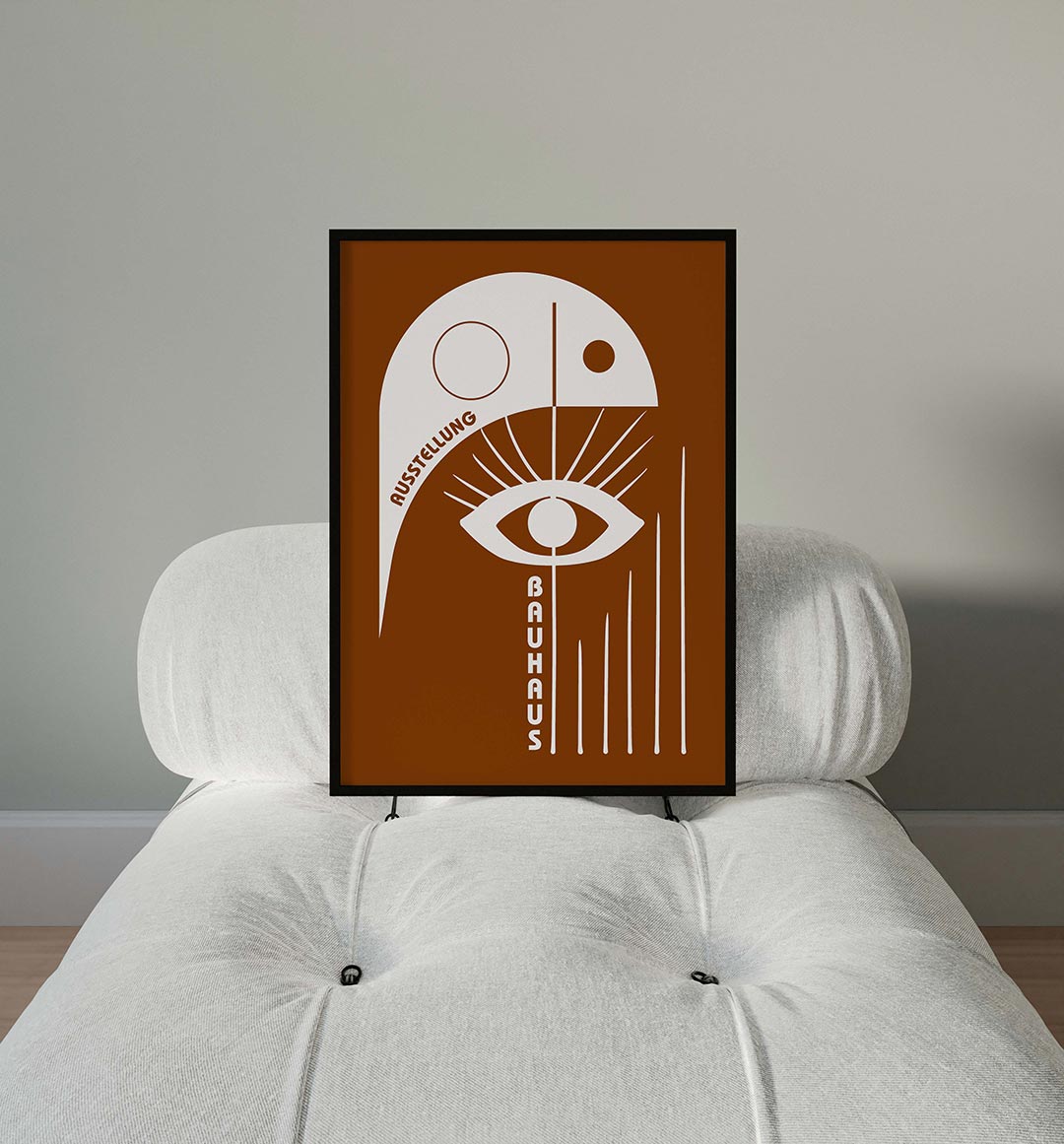 Oog en lijnen Poster